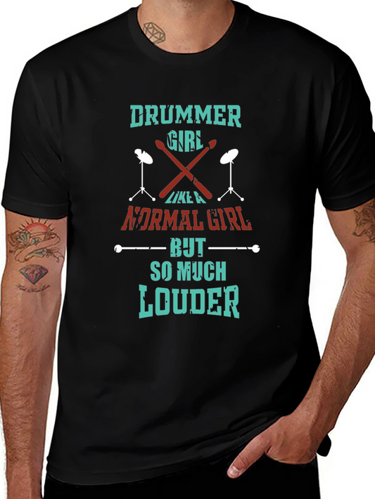 Drummer Girl T-Shirt - So Much Louder