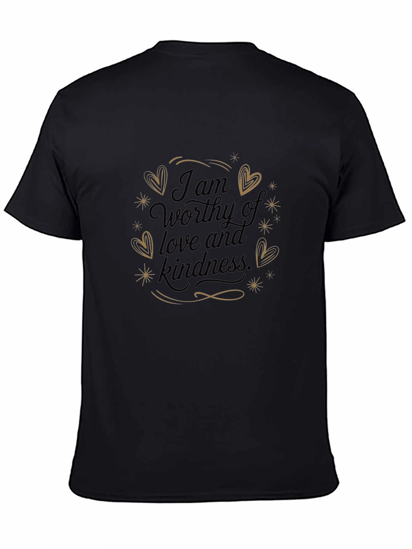 Worthy of Love Graphic Tee - Black
