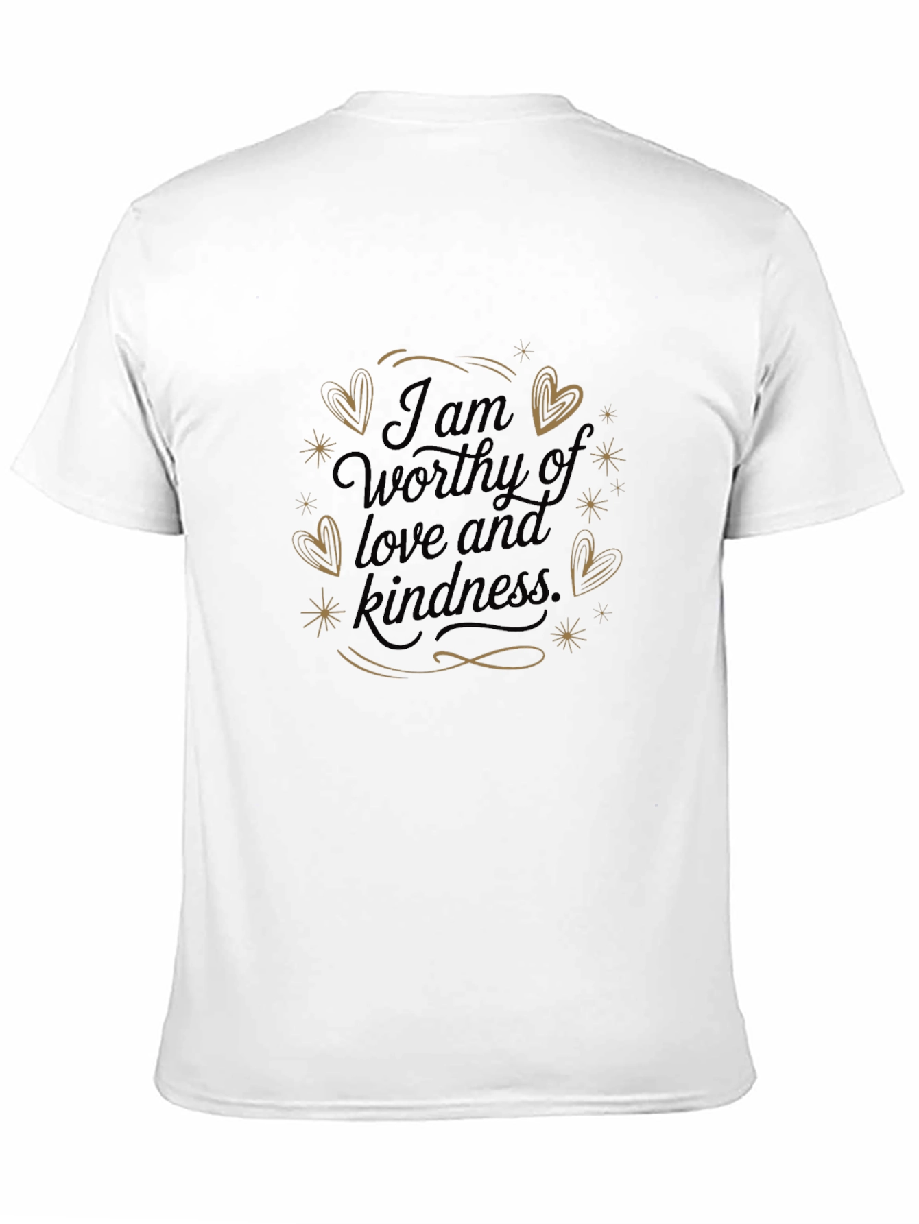 Worthy of Love Graphic Tee - Black