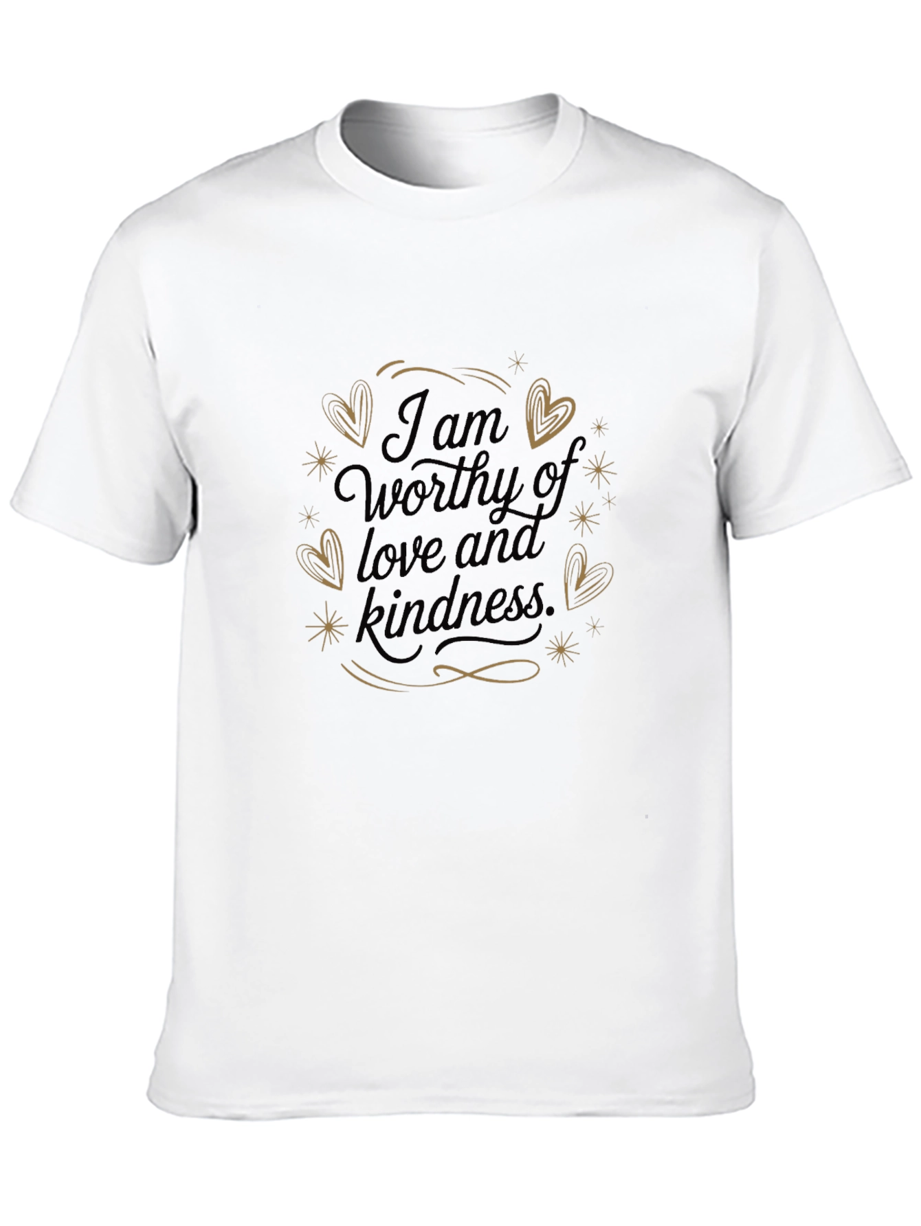 Worthy of Love Graphic Tee - Black