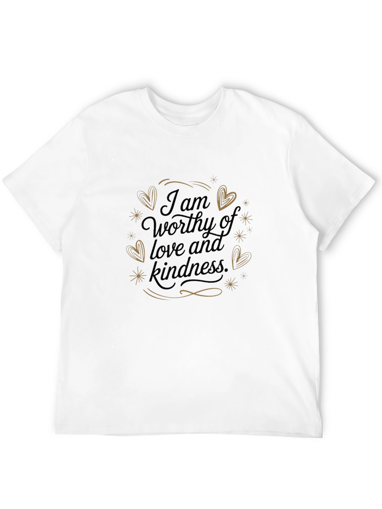 Worthy of Love Graphic Tee - Black