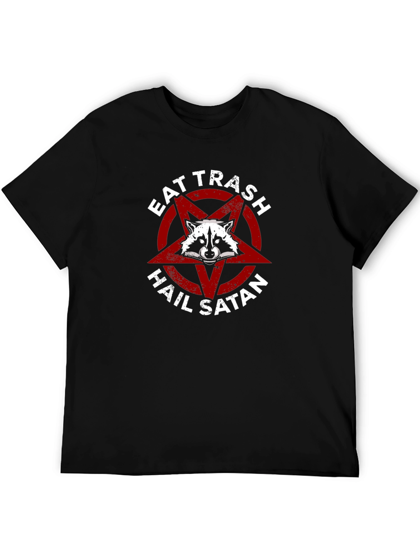 Eat Trash Hail Satan Graphic T-Shirt