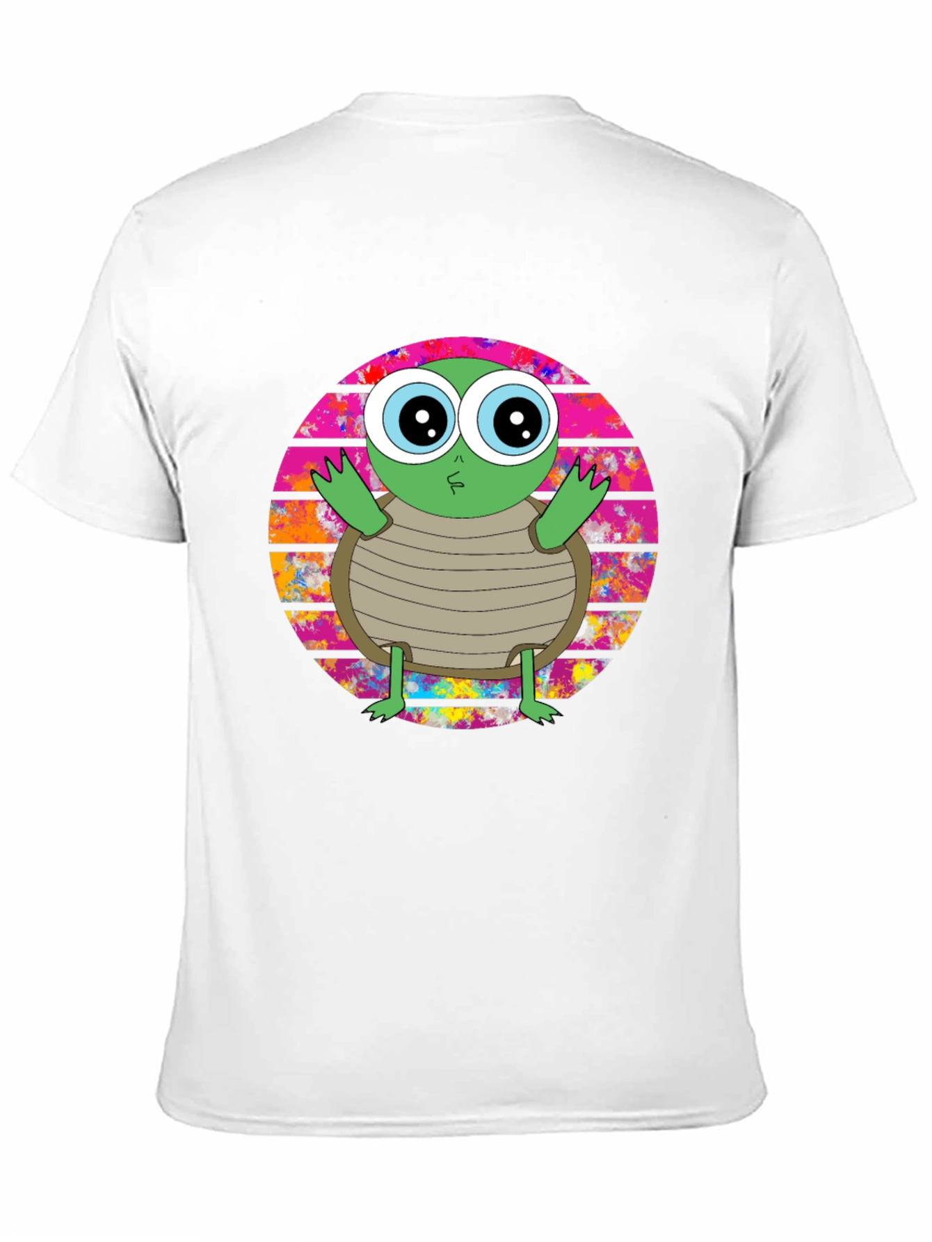 Cute Turtle Graphic T-Shirt - Unisex Black Tee