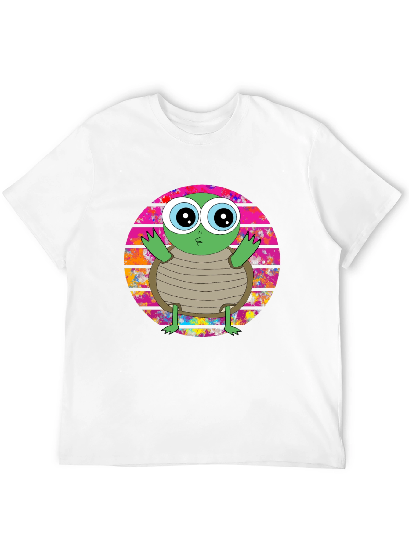Cute Turtle Graphic T-Shirt - Unisex Black Tee