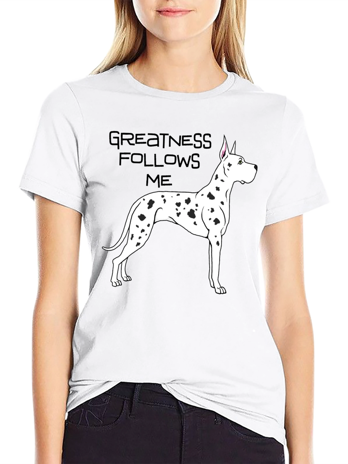 Greatness Follows Me Dog T-Shirt