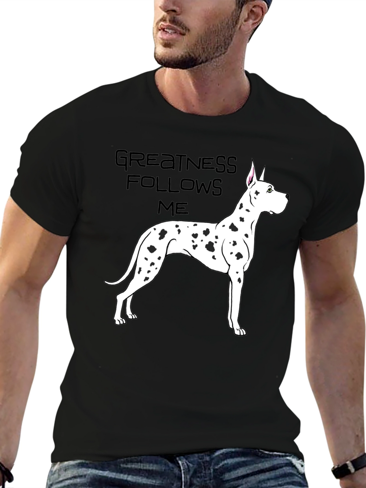 Greatness Follows Me Dog T-Shirt