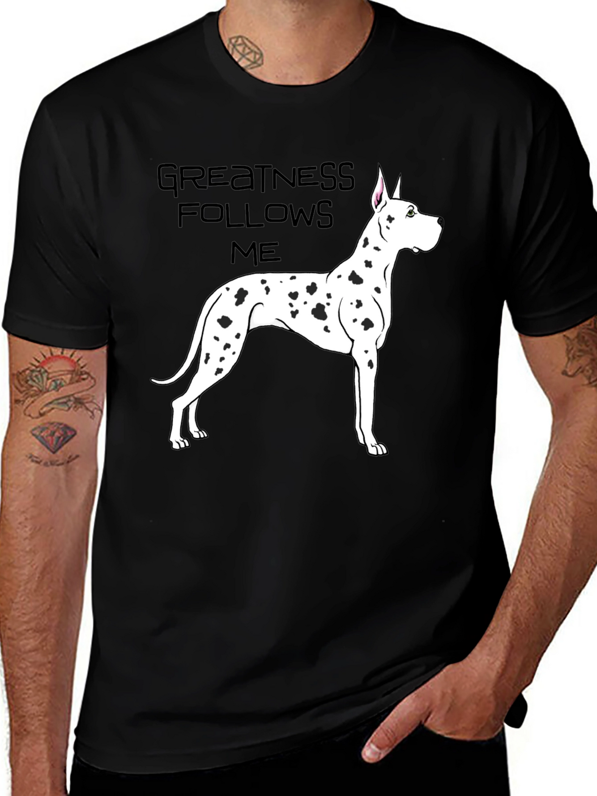 Greatness Follows Me Dog T-Shirt