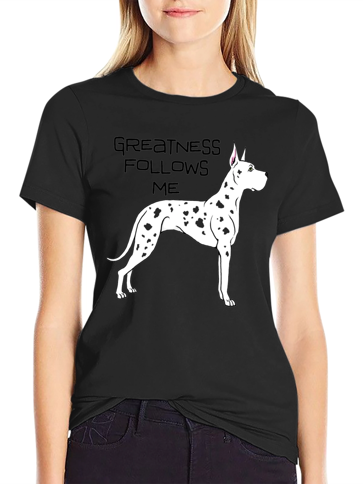 Greatness Follows Me Dog T-Shirt