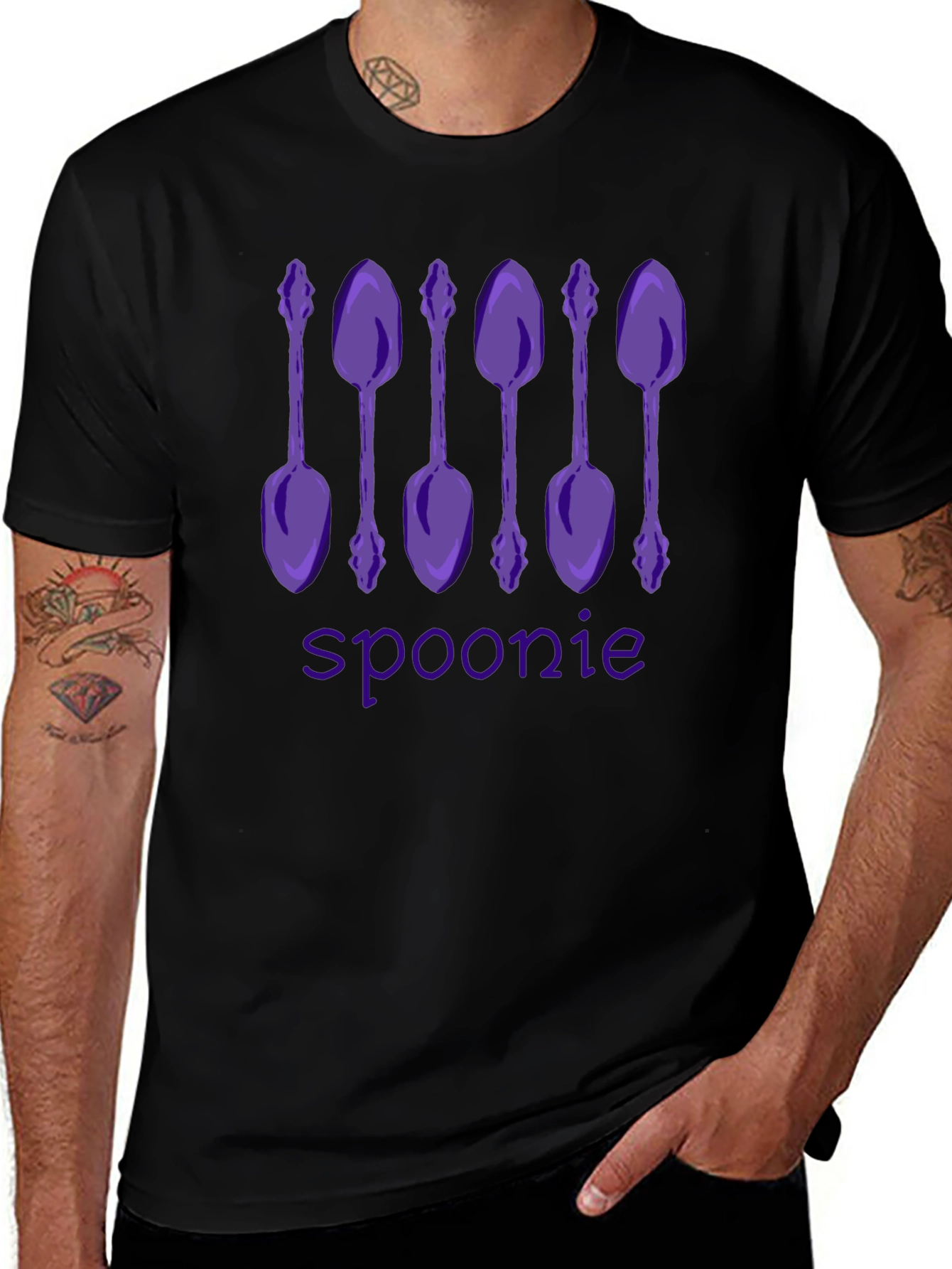 Spoonie T-Shirt - Funny Spoon Graphic Tee