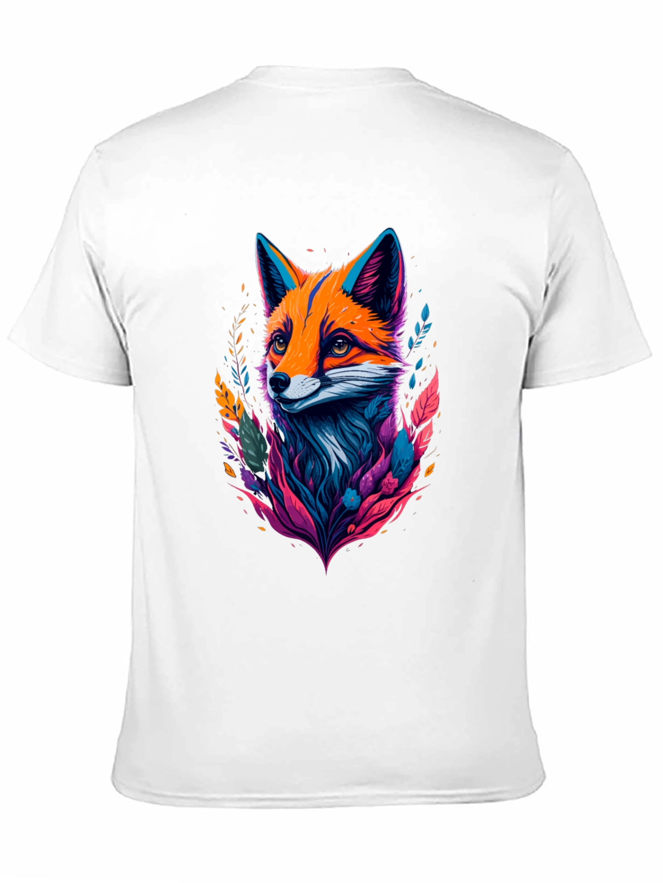 Stylish Black T-shirt with Fox Graphic