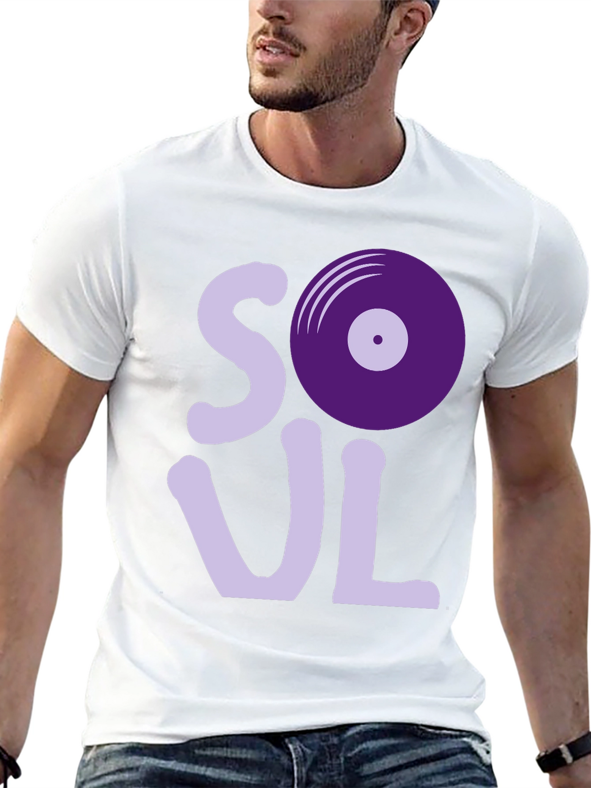 Soul Music T-Shirt - Retro Vinyl Design