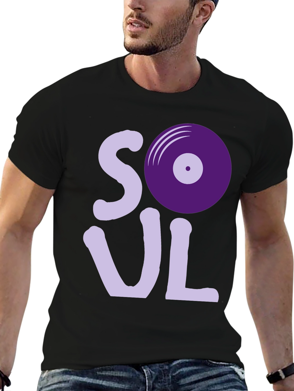Soul Music T-Shirt - Retro Vinyl Design
