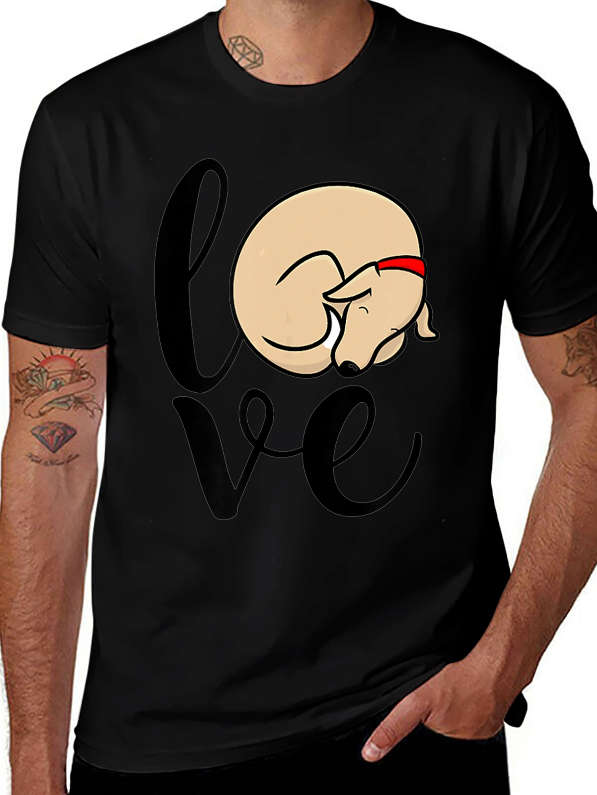 Love Dog T-Shirt - Sleeping Pup Tee