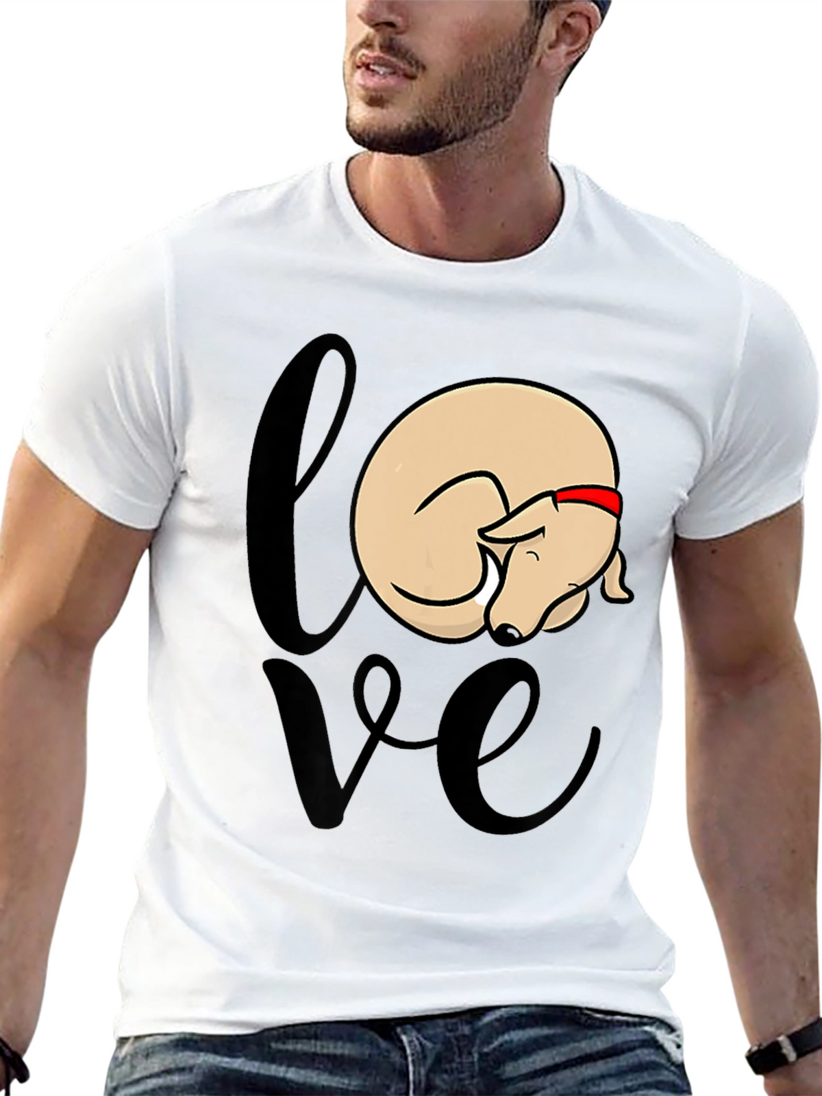 Love Dog T-Shirt - Sleeping Pup Tee