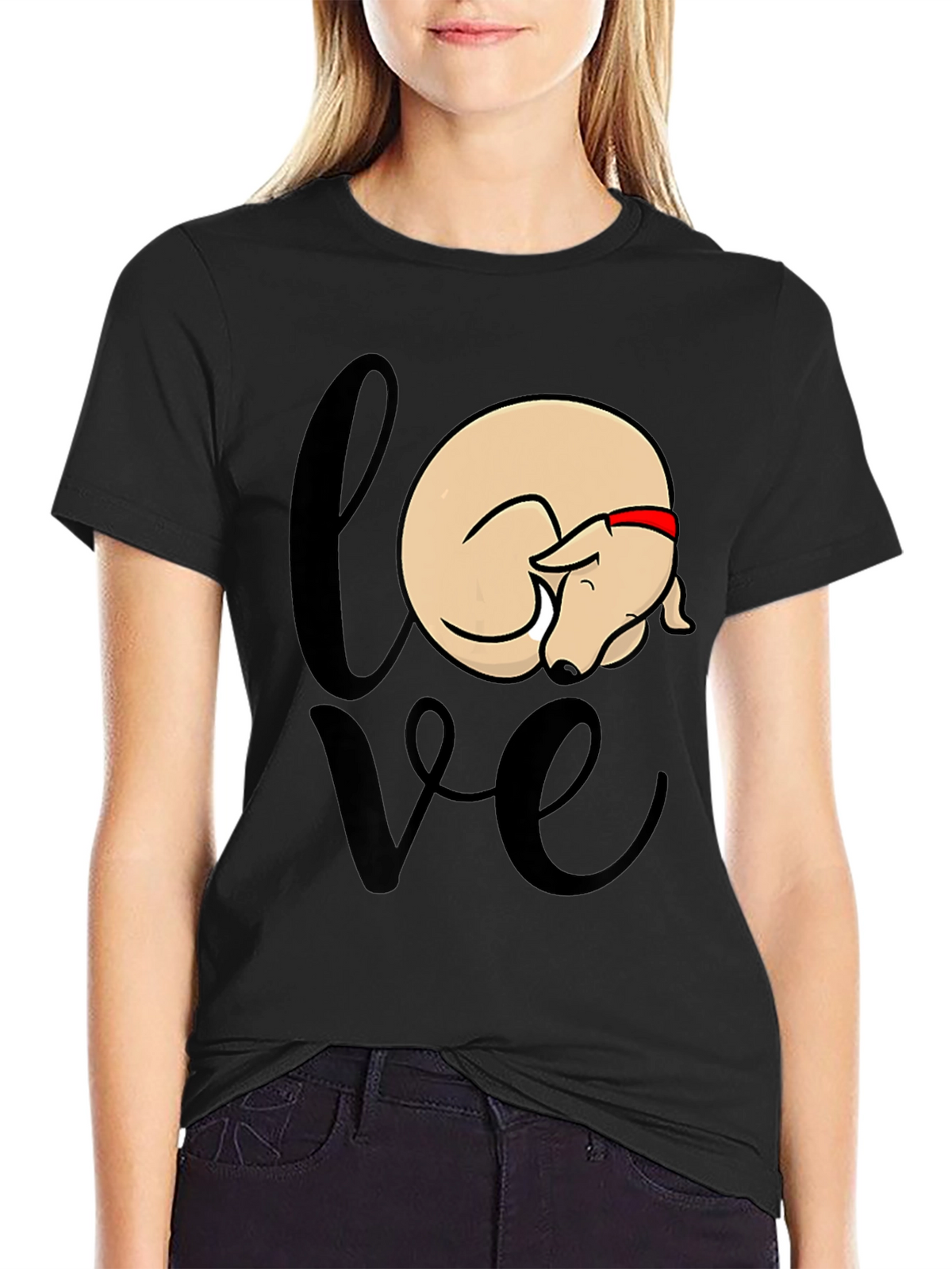 Love Dog T-Shirt - Sleeping Pup Tee