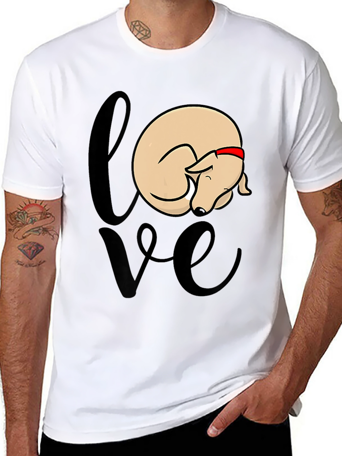 Love Dog T-Shirt - Sleeping Pup Tee