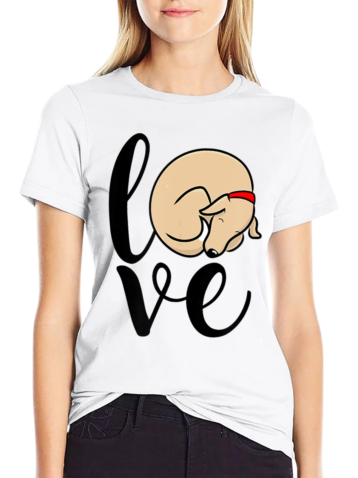 Love Dog T-Shirt - Sleeping Pup Tee