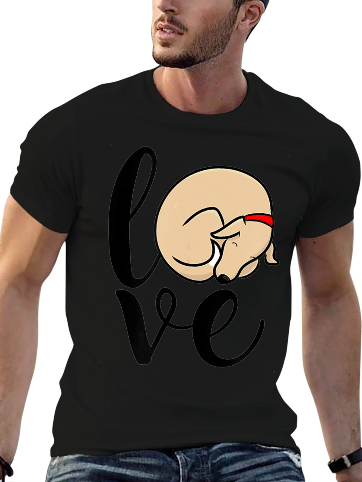 Love Dog T-Shirt - Sleeping Pup Tee