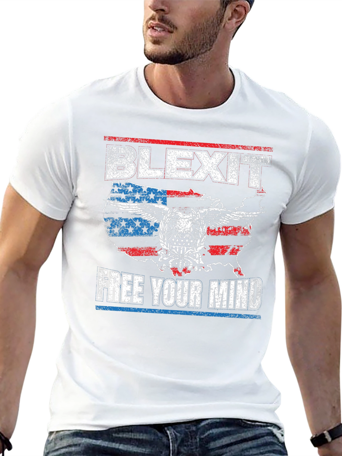 Blexit Free Your Mind T-Shirt USA Patriot Design