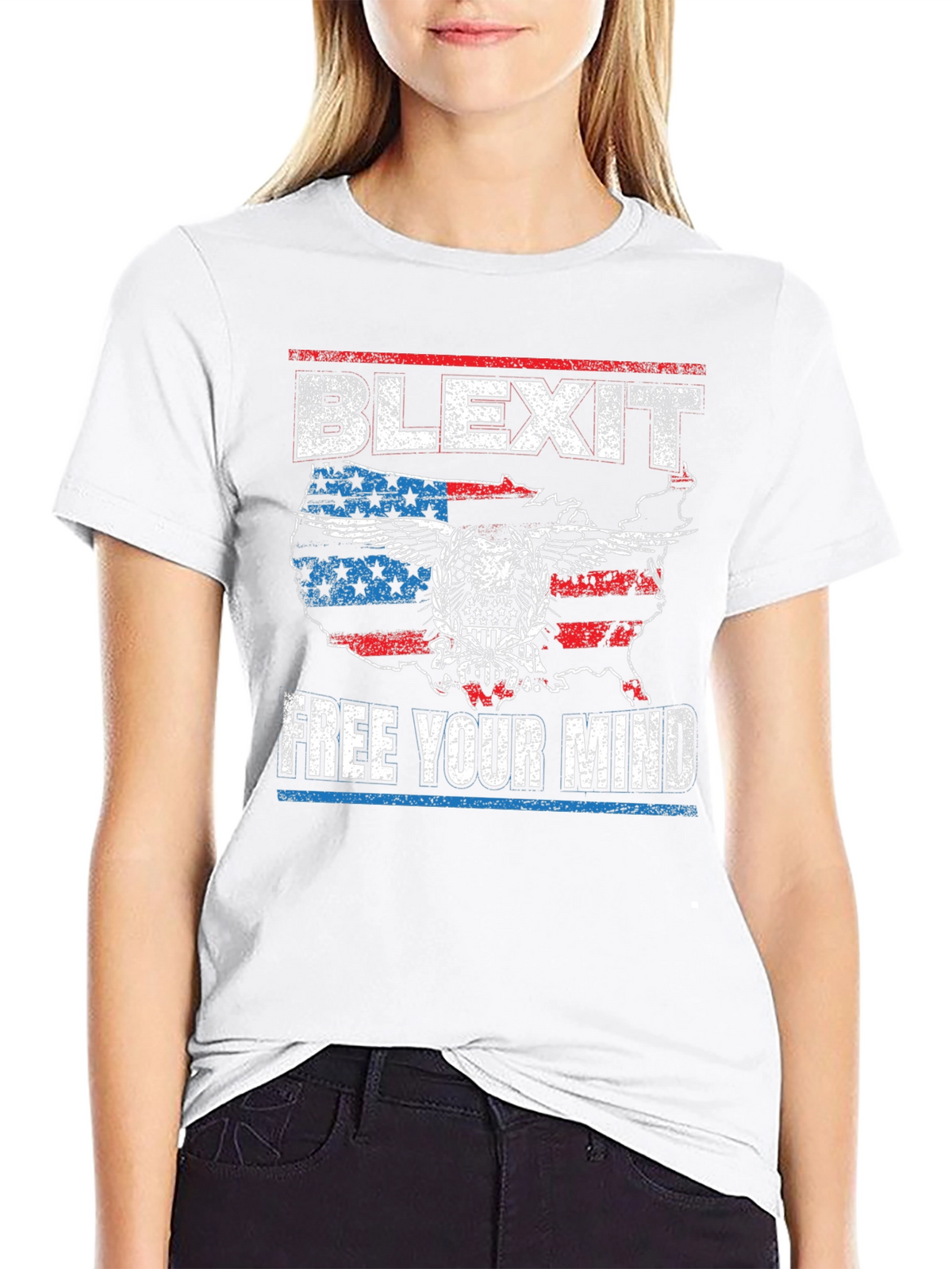Blexit Free Your Mind T-Shirt USA Patriot Design