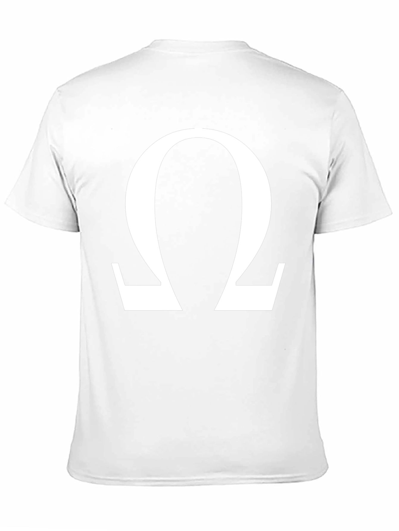 Omega Symbol Graphic Tee - Classic Black T-Shirt
