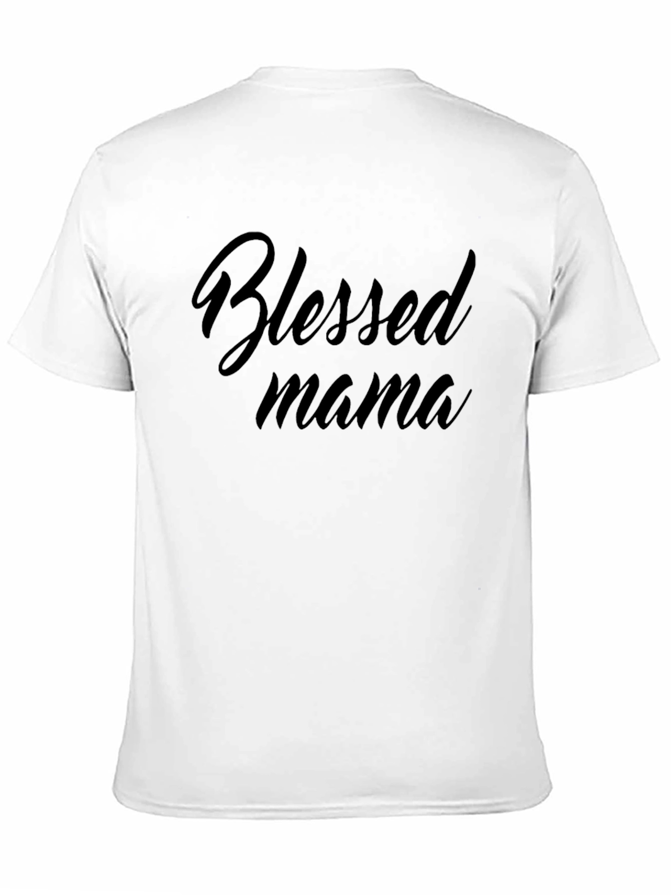 Blessed Mama Graphic Tee - Black