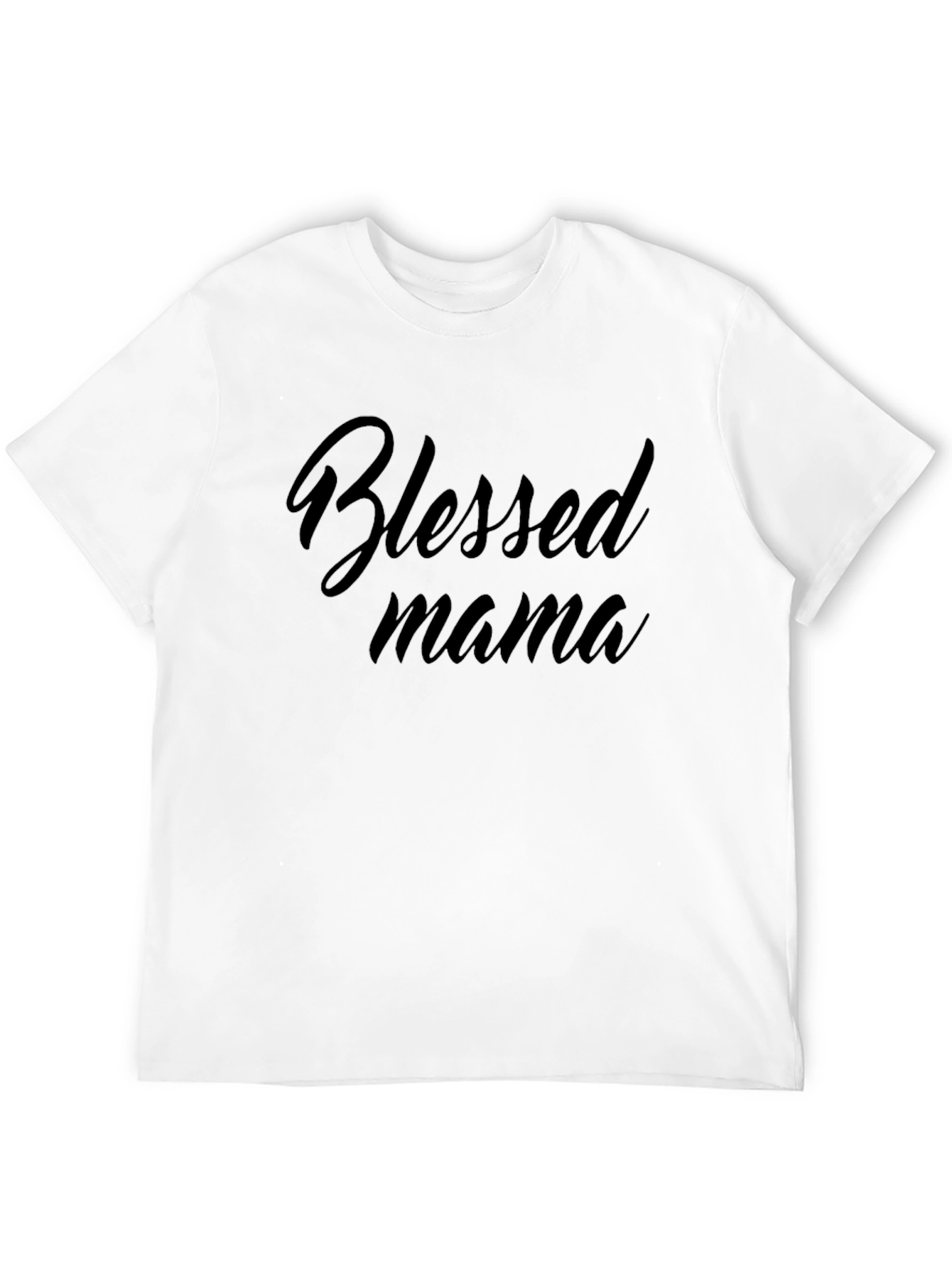 Blessed Mama Graphic Tee - Black
