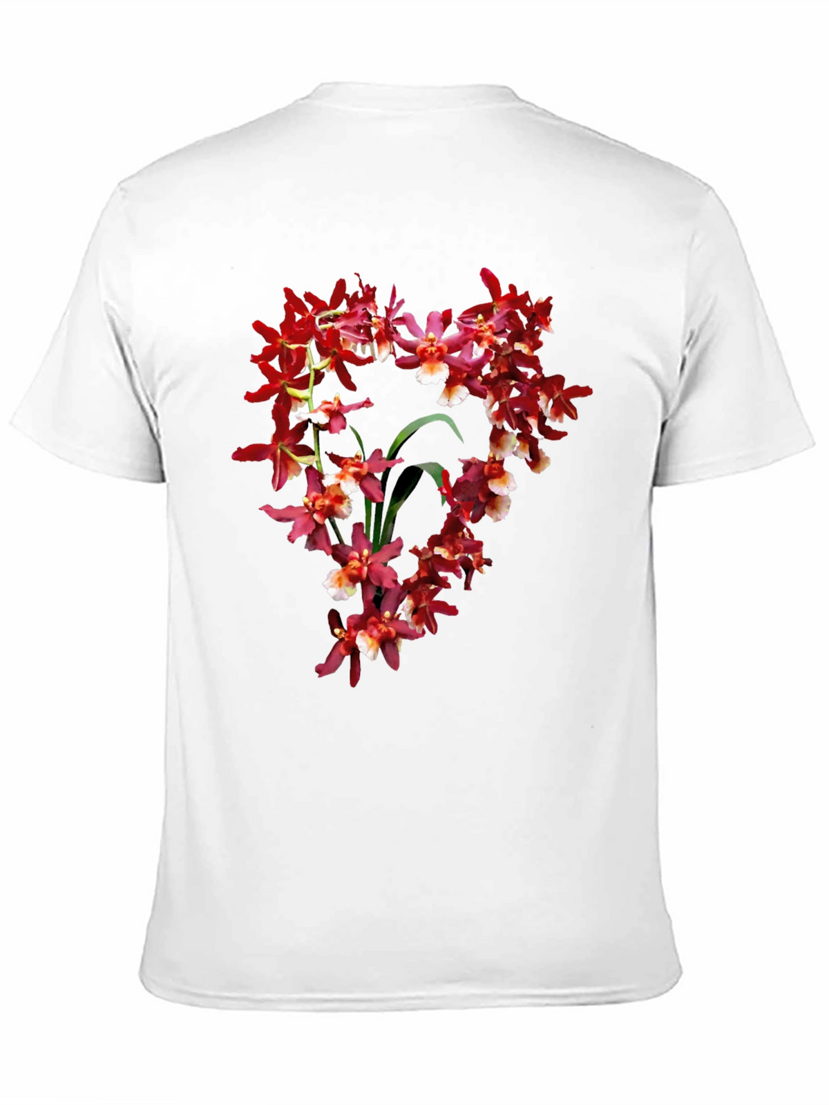Floral Orchid Graphic Print T-Shirt