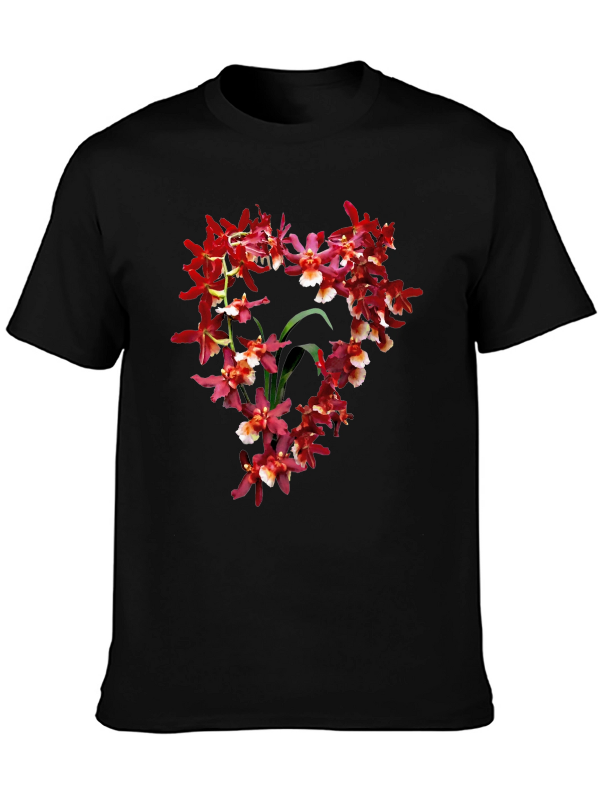 Floral Orchid Graphic Print T-Shirt