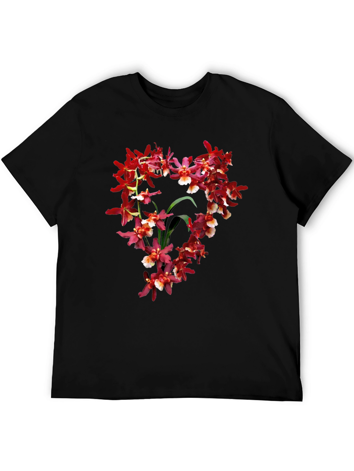 Floral Orchid Graphic Print T-Shirt