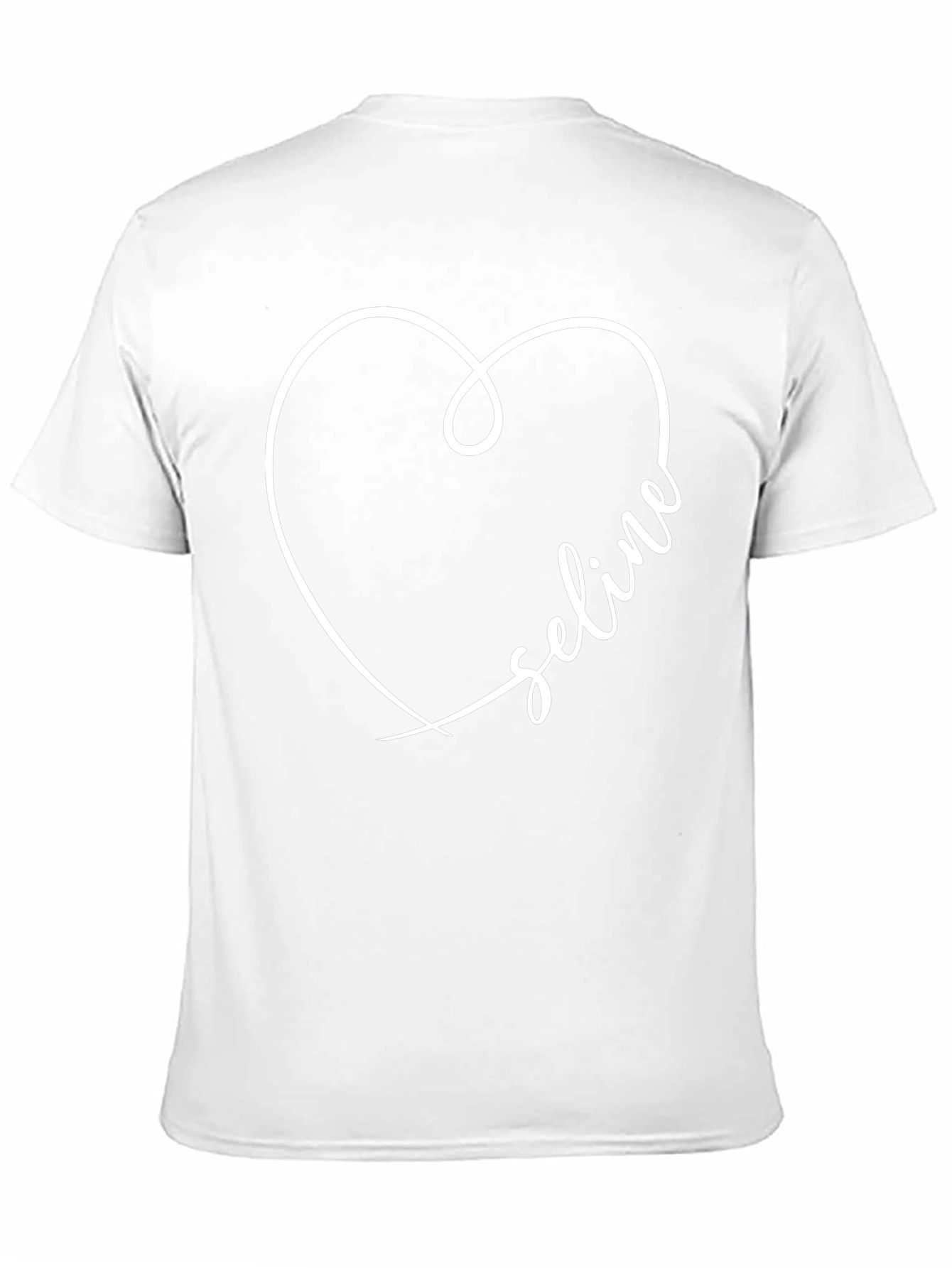 Celine Heart Graphic Black T-Shirt