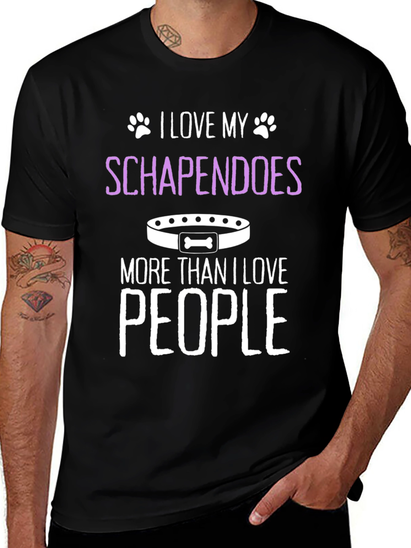 I Love My Schapendoes T-Shirt