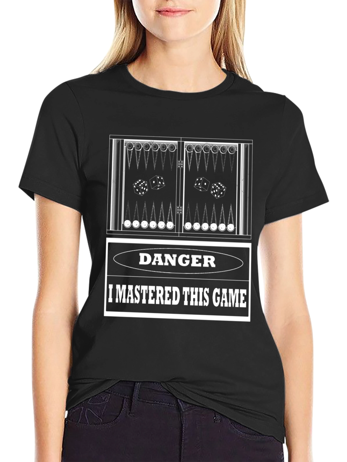 Danger I Mastered This Game Backgammon T-Shirt