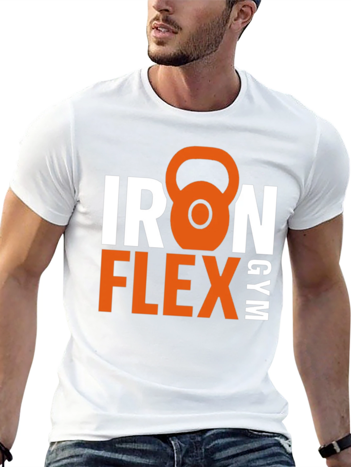 Iron Flex Gym Black T-Shirt
