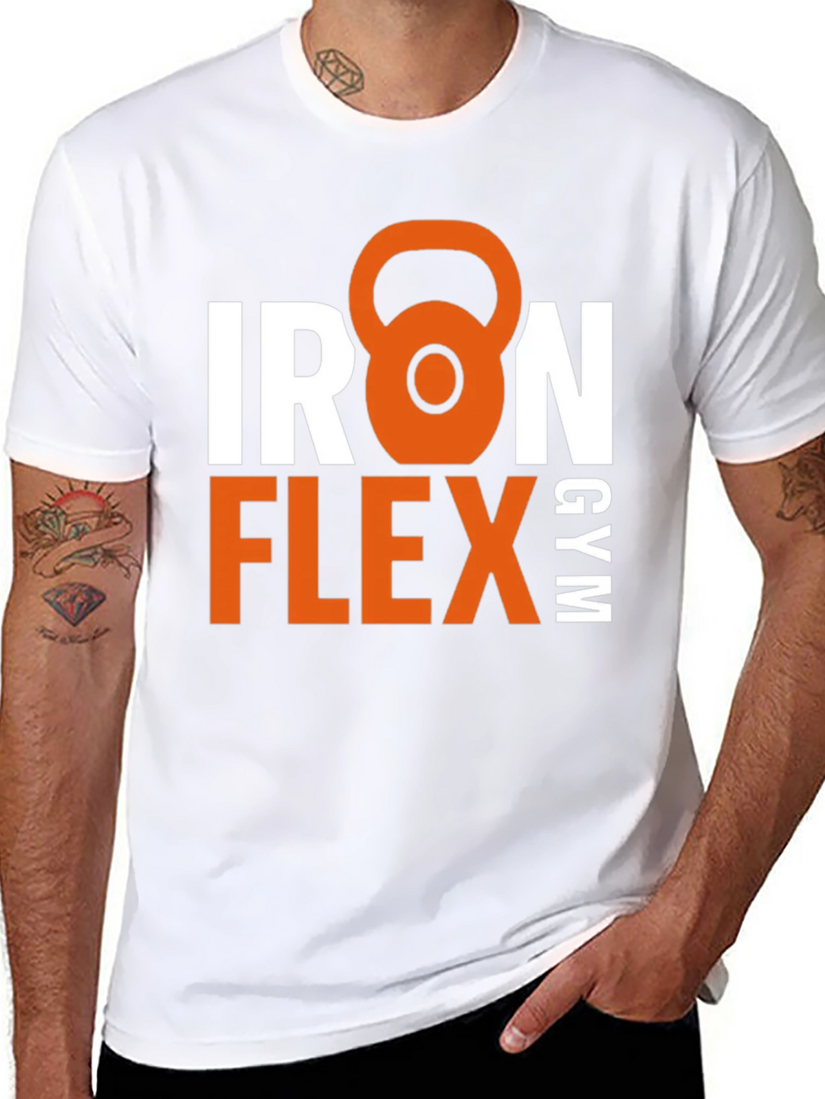 Iron Flex Gym Black T-Shirt