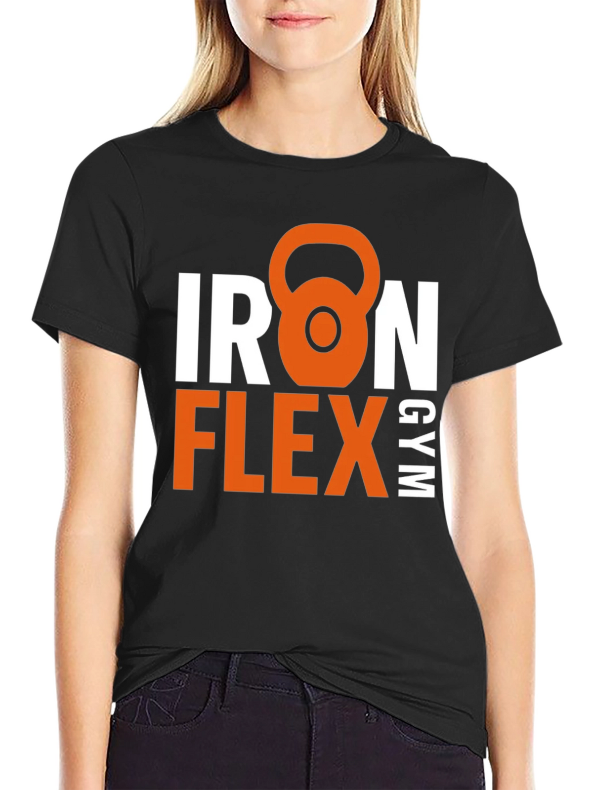 Iron Flex Gym Black T-Shirt