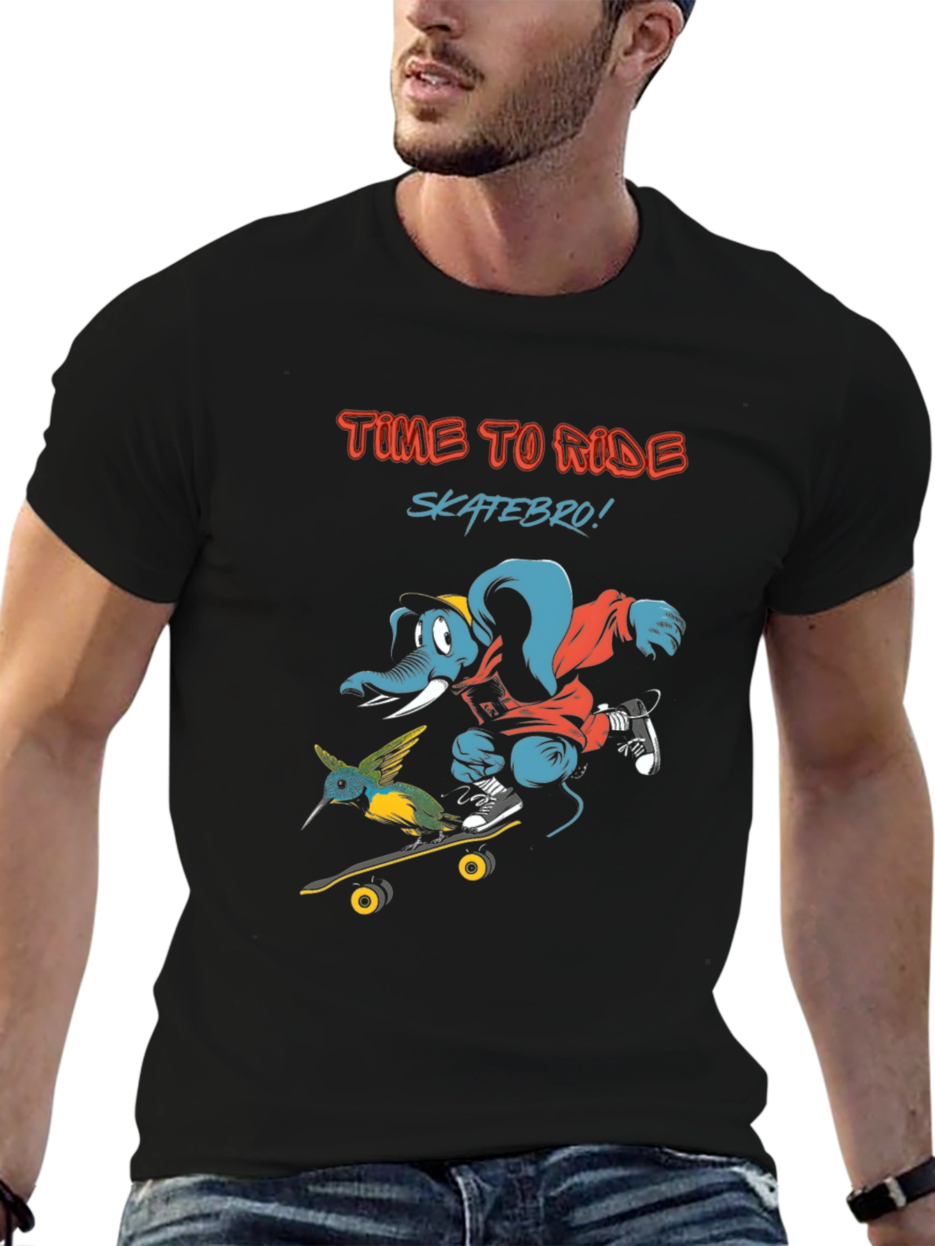 Time to Ride Sk8 Bro! Graphic Tee