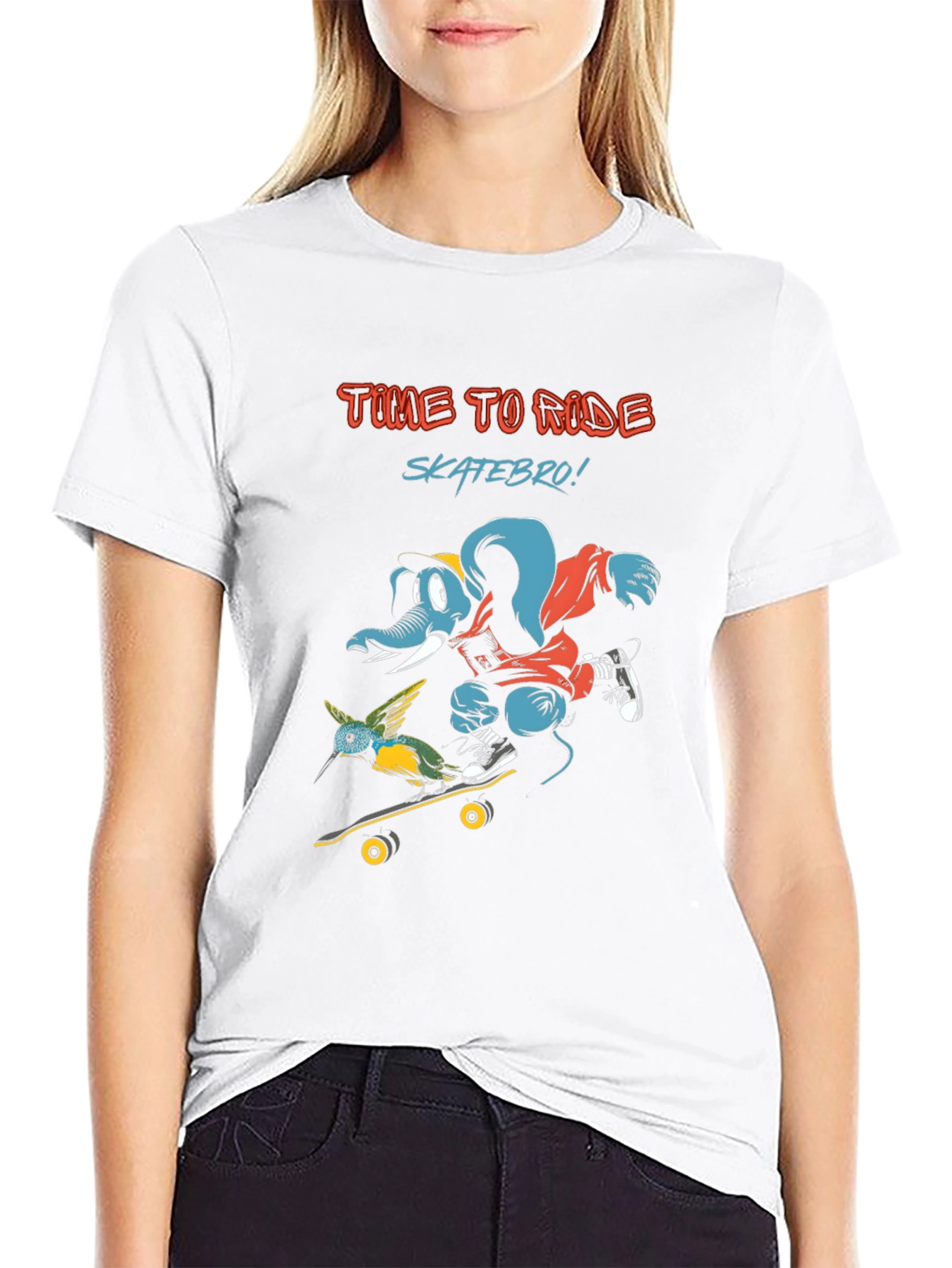 Time to Ride Sk8 Bro! Graphic Tee