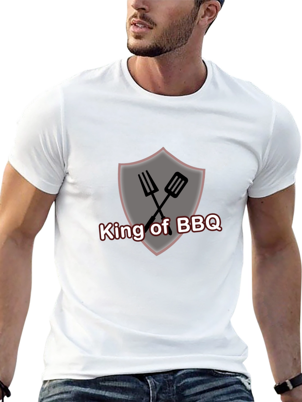 King of BBQ Graphic T-Shirt