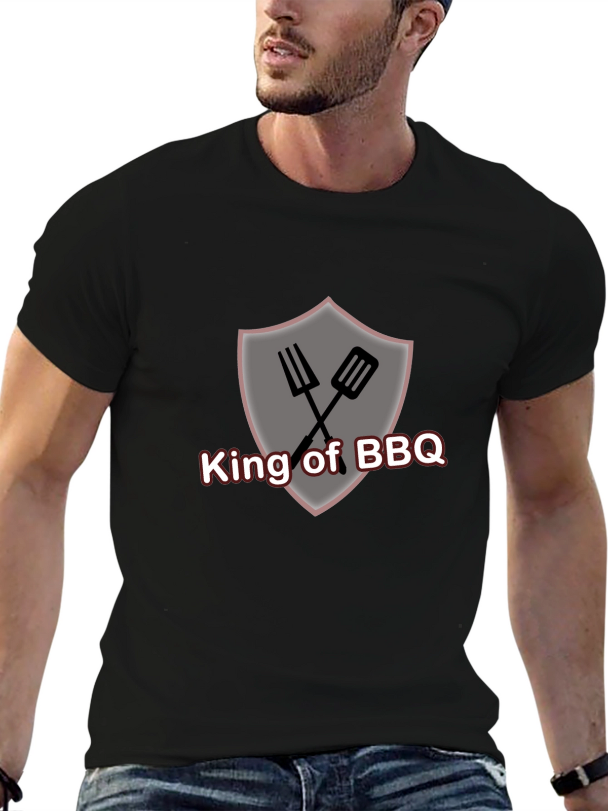 King of BBQ Graphic T-Shirt
