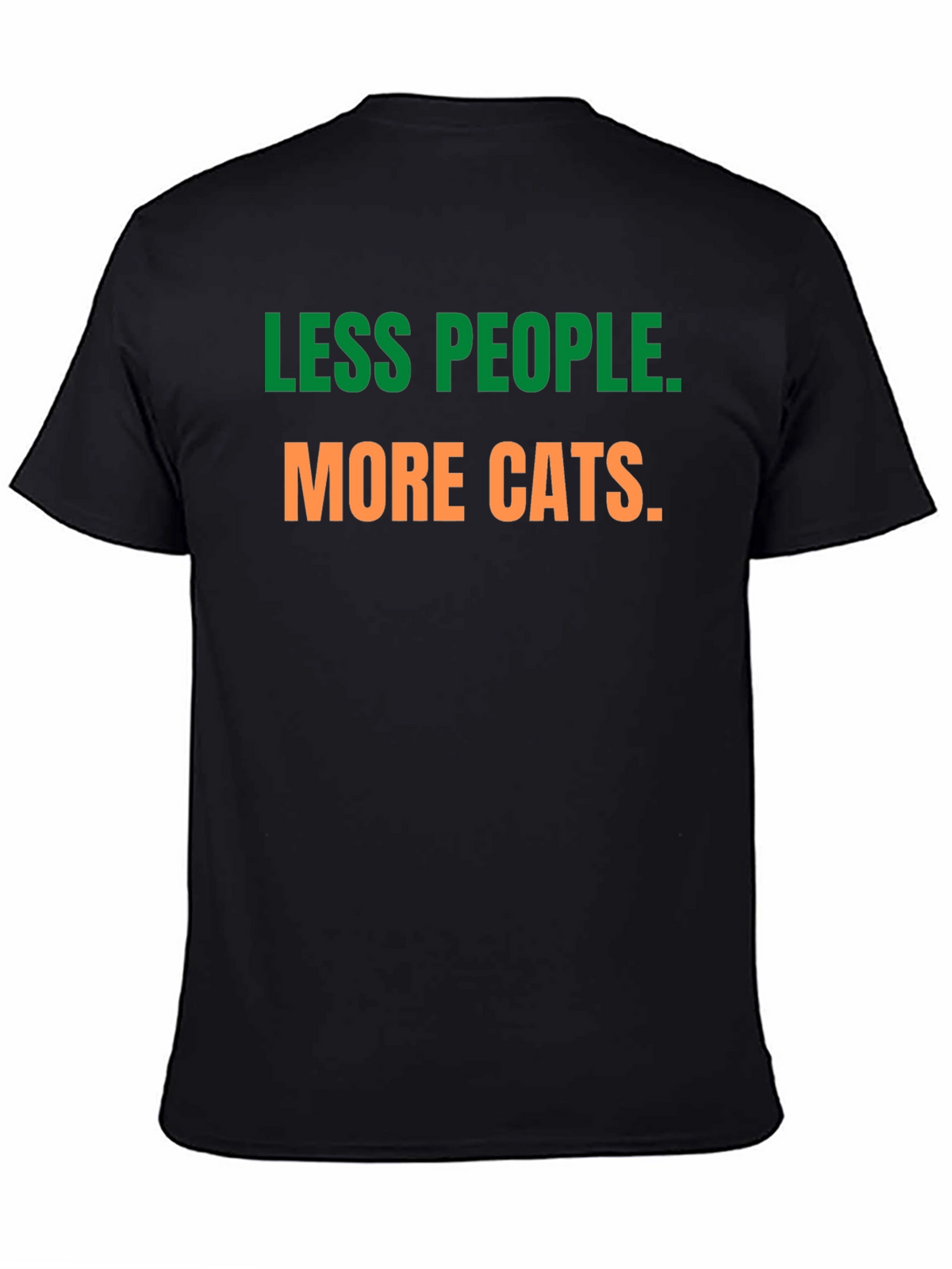 Less People More Cats Graphic Tee