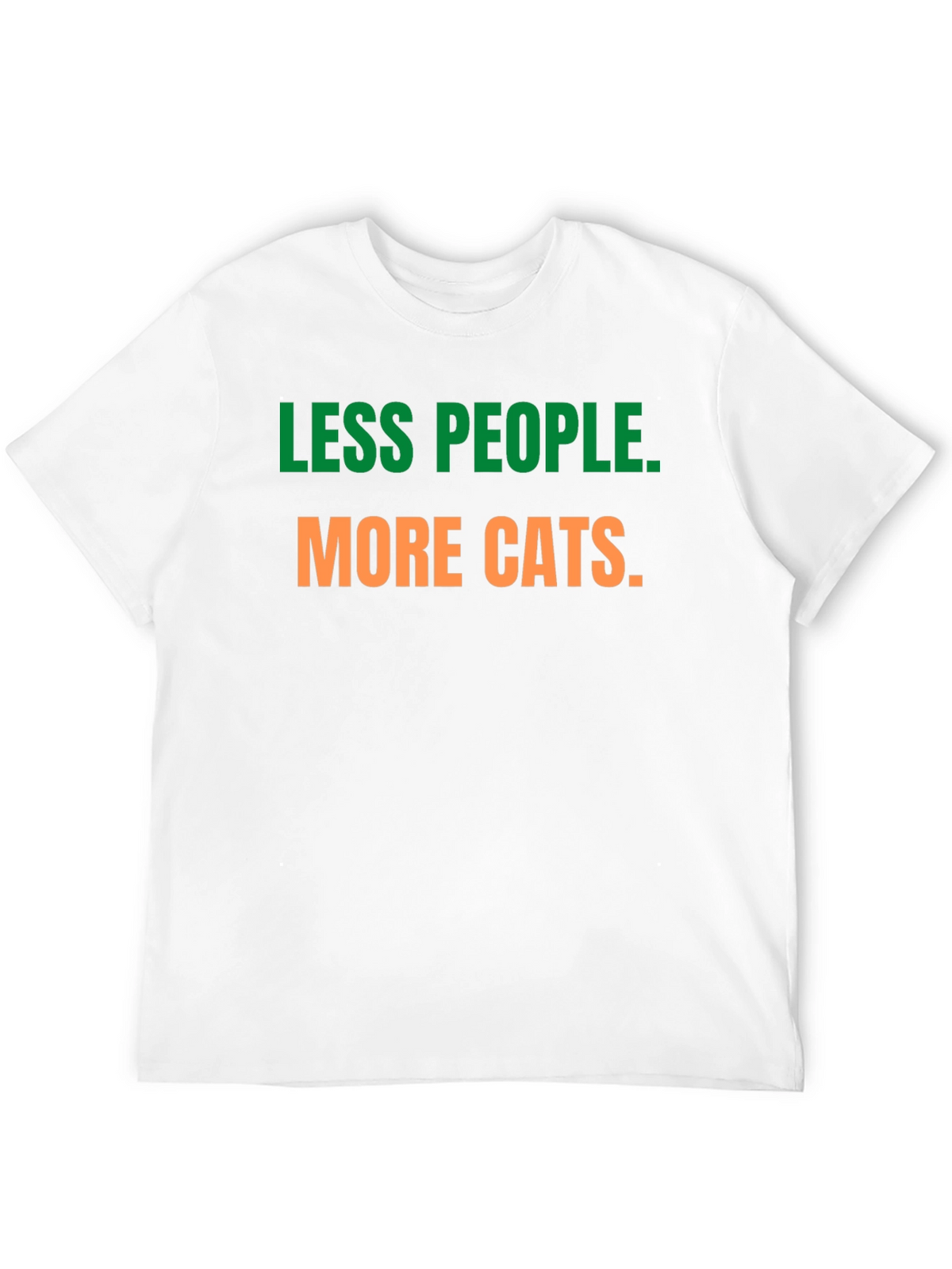 Less People More Cats Graphic Tee