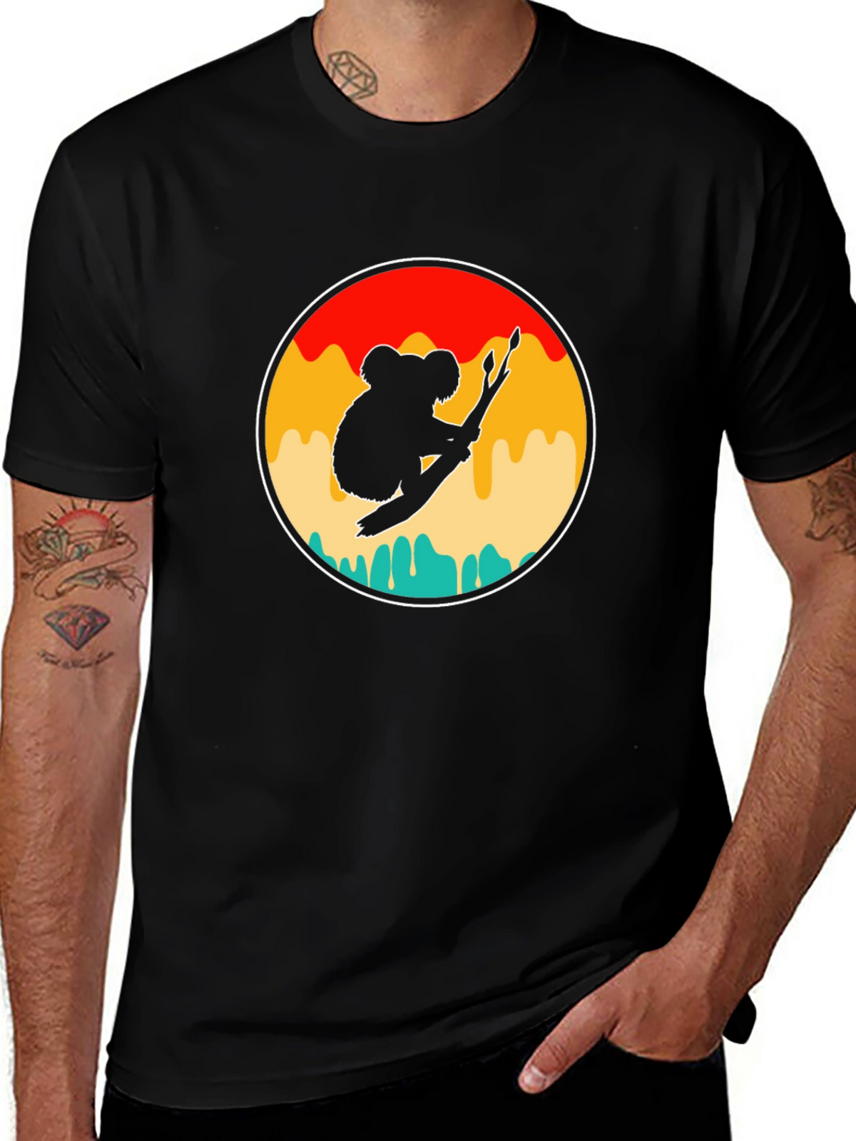 Retro Koala Graphic T-Shirt - Unisex Cotton Tee