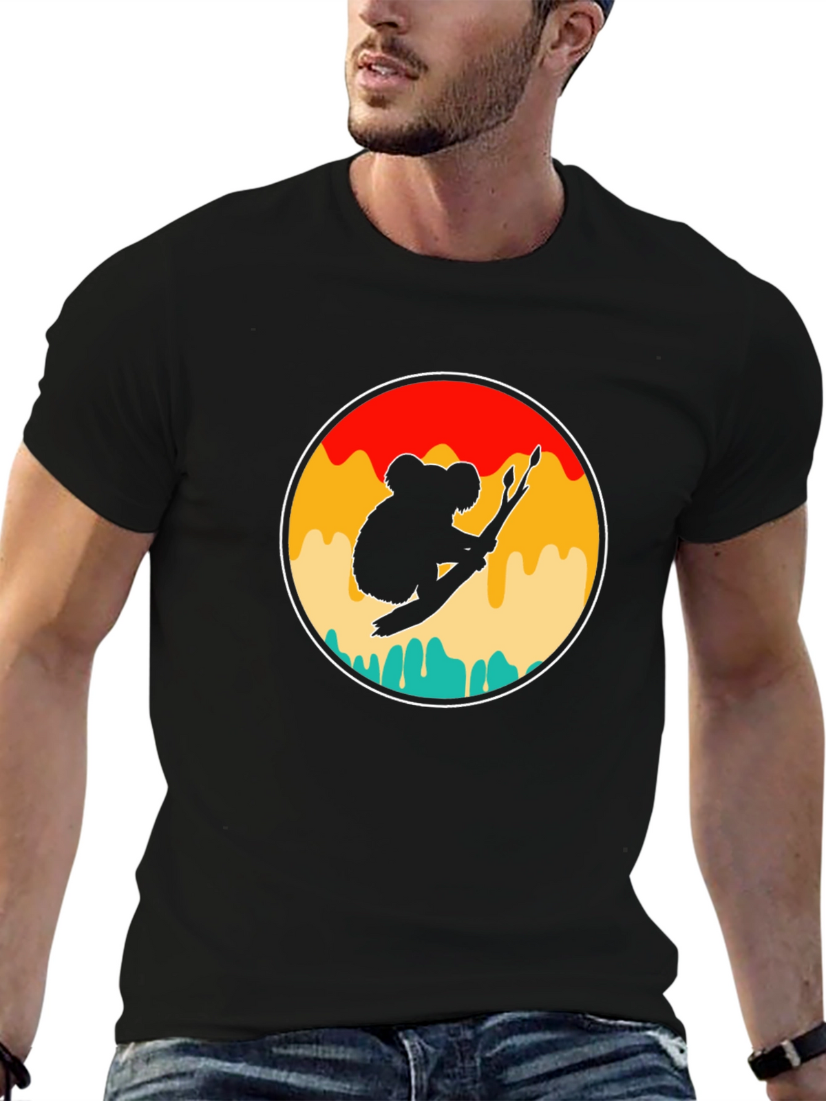 Retro Koala Graphic T-Shirt - Unisex Cotton Tee