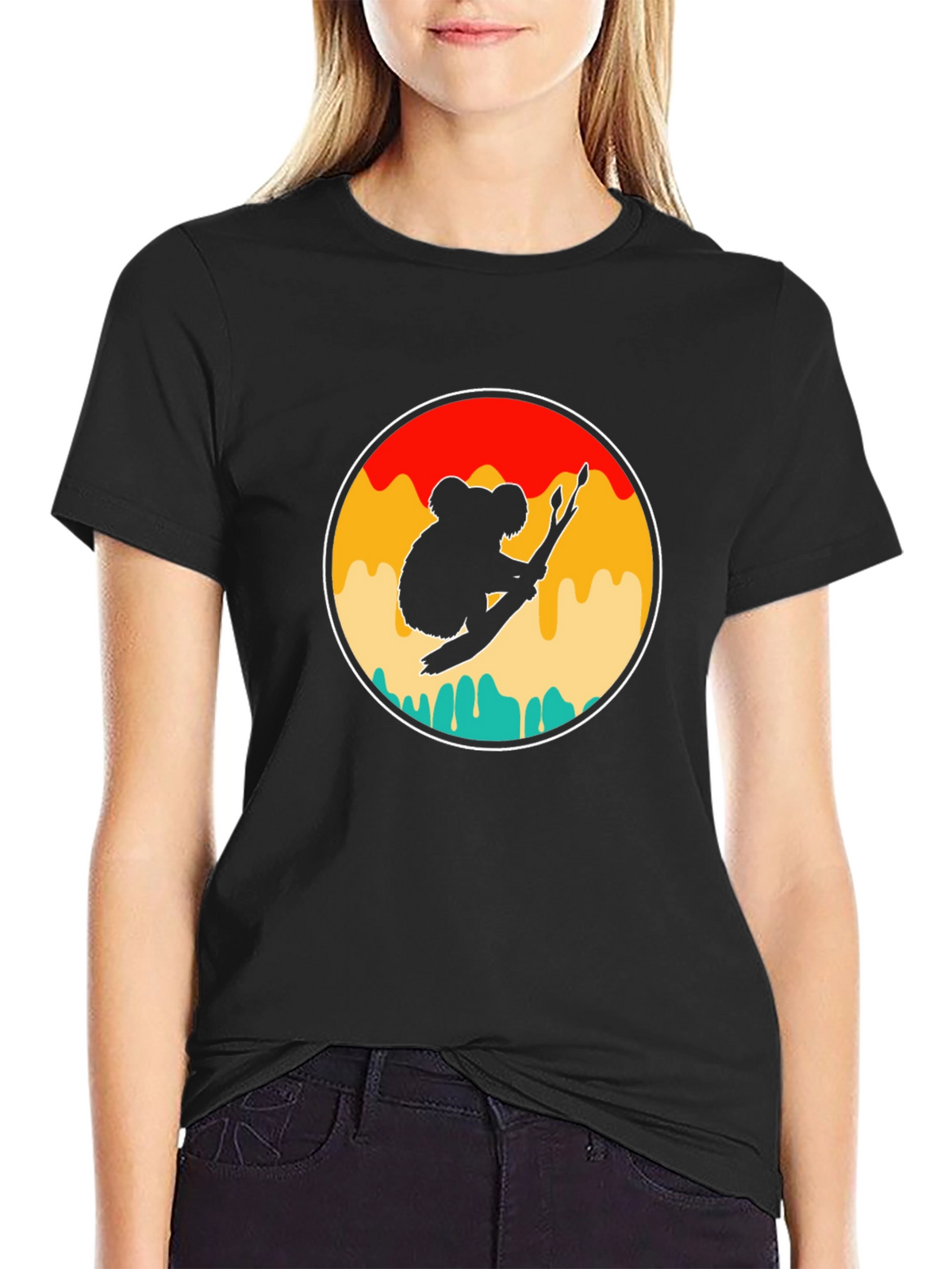 Retro Koala Graphic T-Shirt - Unisex Cotton Tee