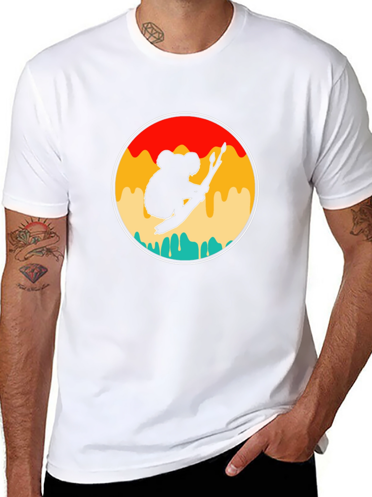 Retro Koala Graphic T-Shirt - Unisex Cotton Tee