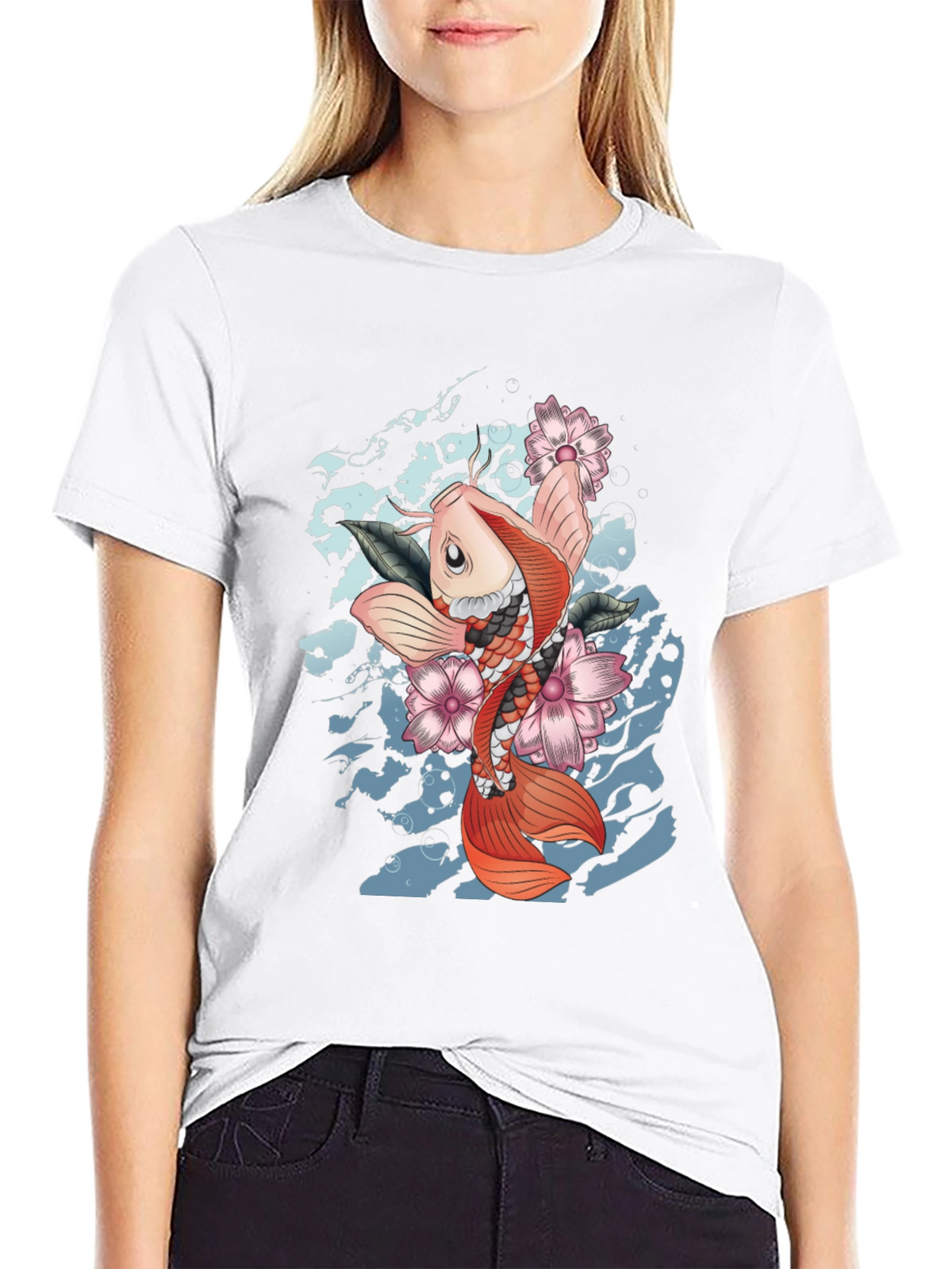 Koi Fish Graphic T-Shirt - Unique Design