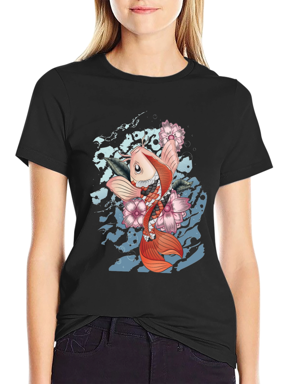 Koi Fish Graphic T-Shirt - Unique Design