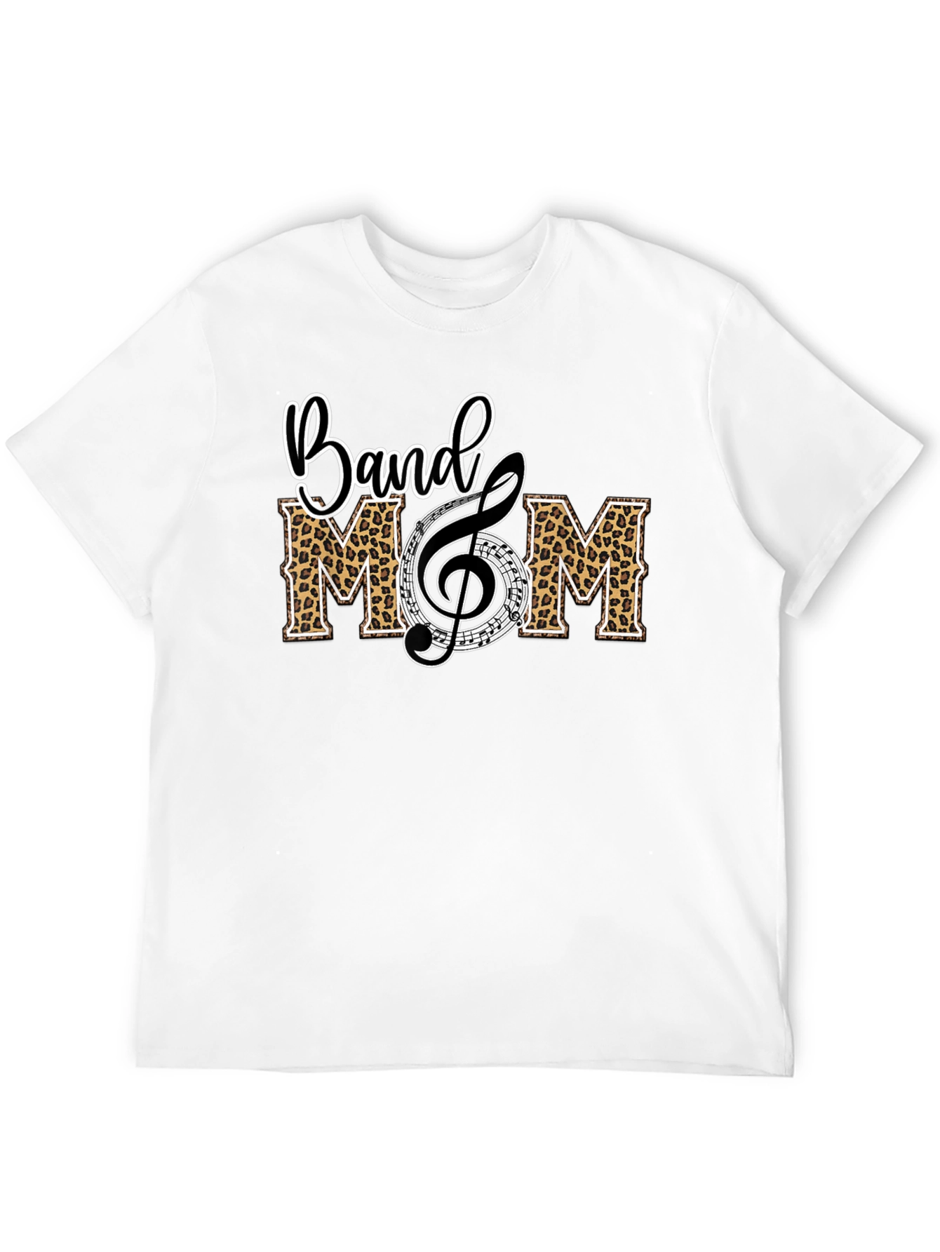 Band Mom Leopard Print T-Shirt
