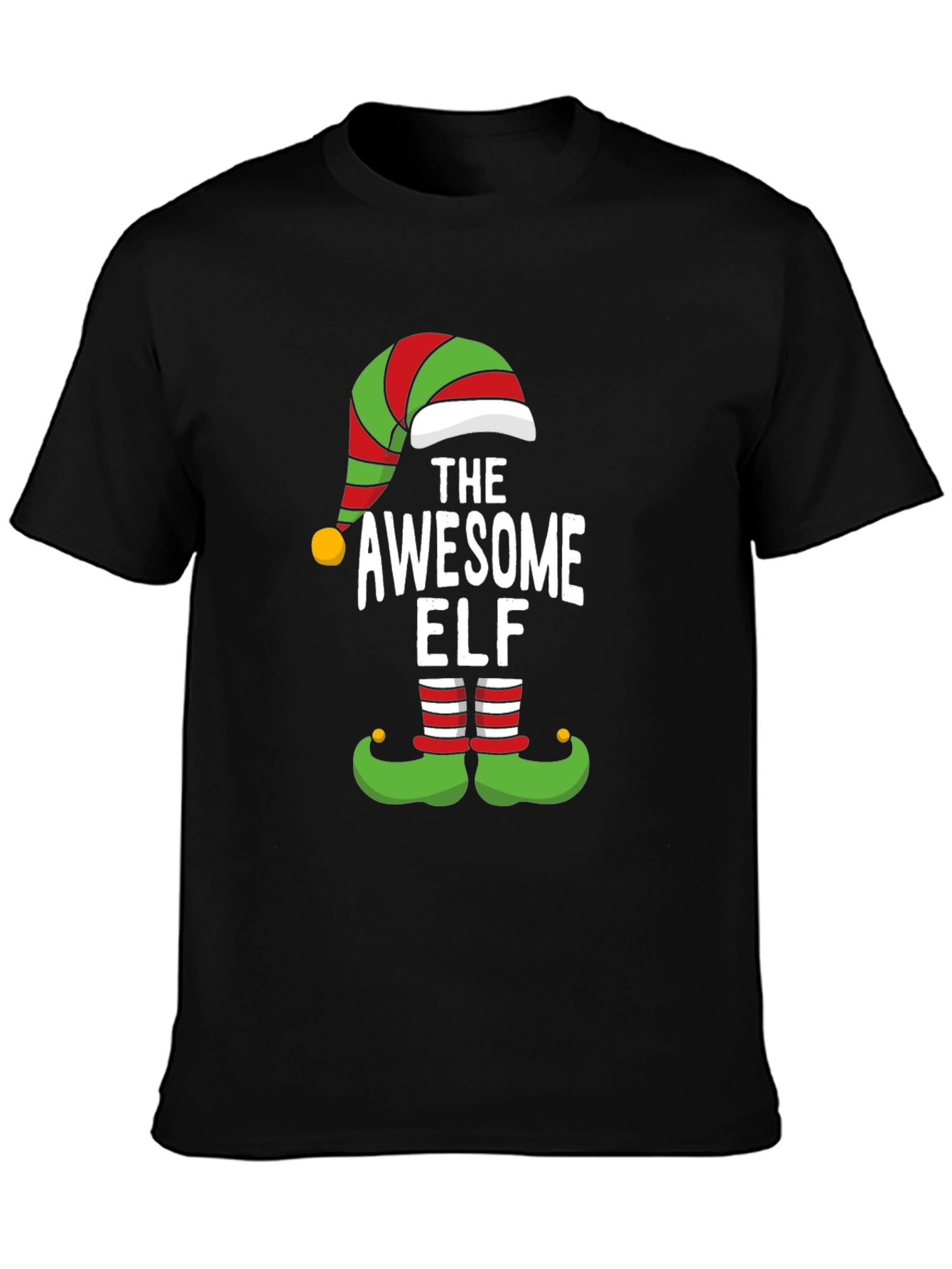 Awesome Elf Christmas Holiday T-Shirt